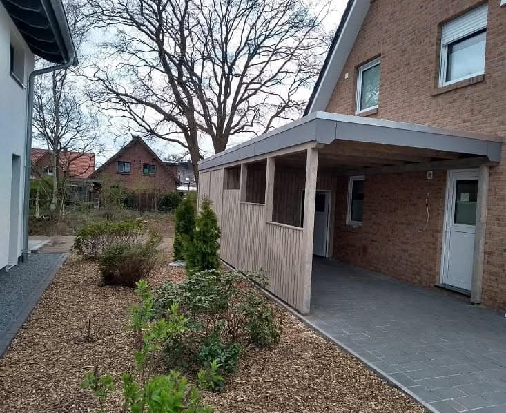 Carport mit Wandanschluss – Carports