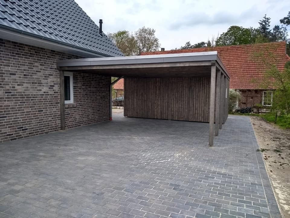 Carport-Anbau am Wohnhaus – Carports