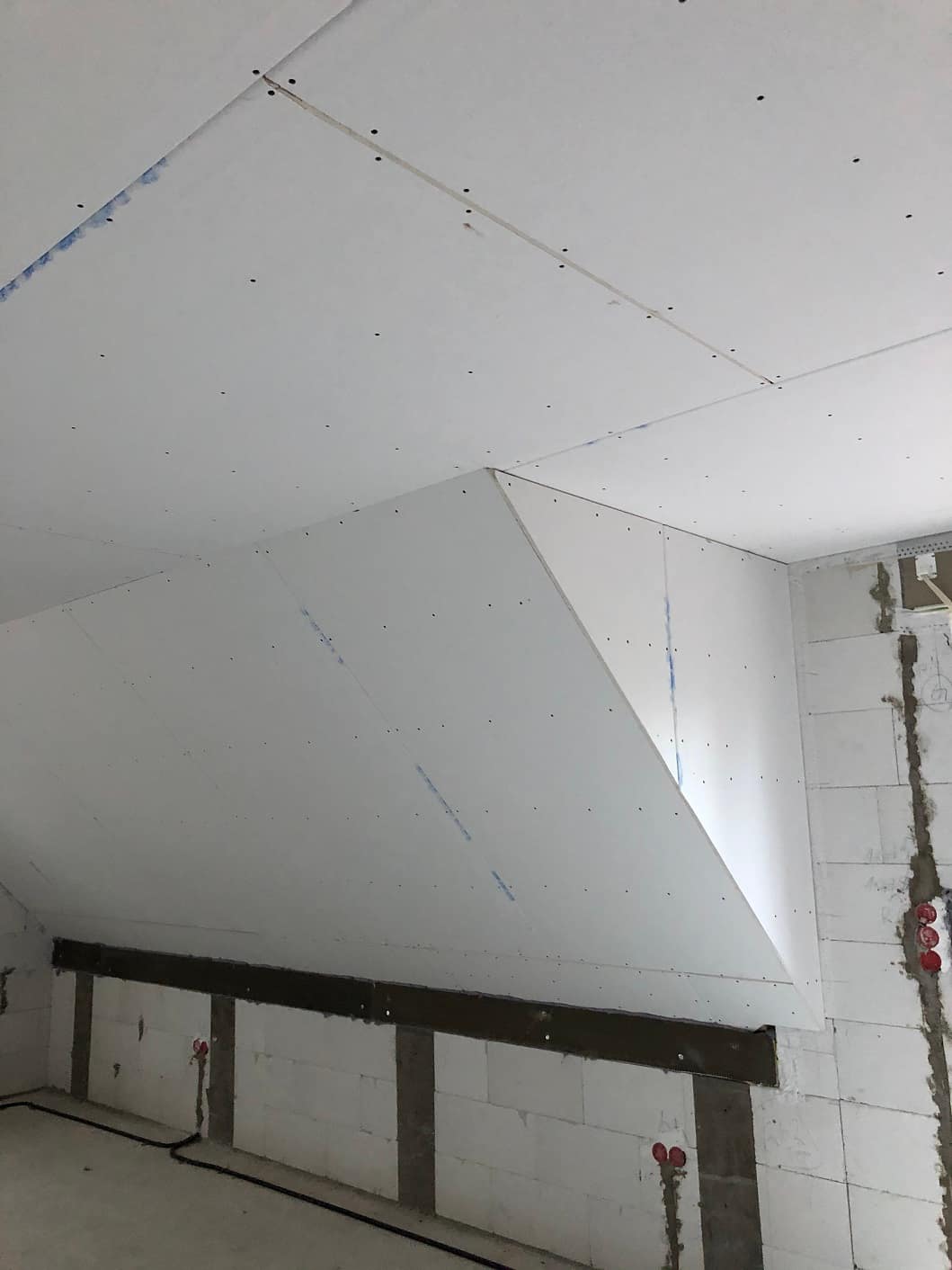 Decke mit Lichtvoute – Trockenbau